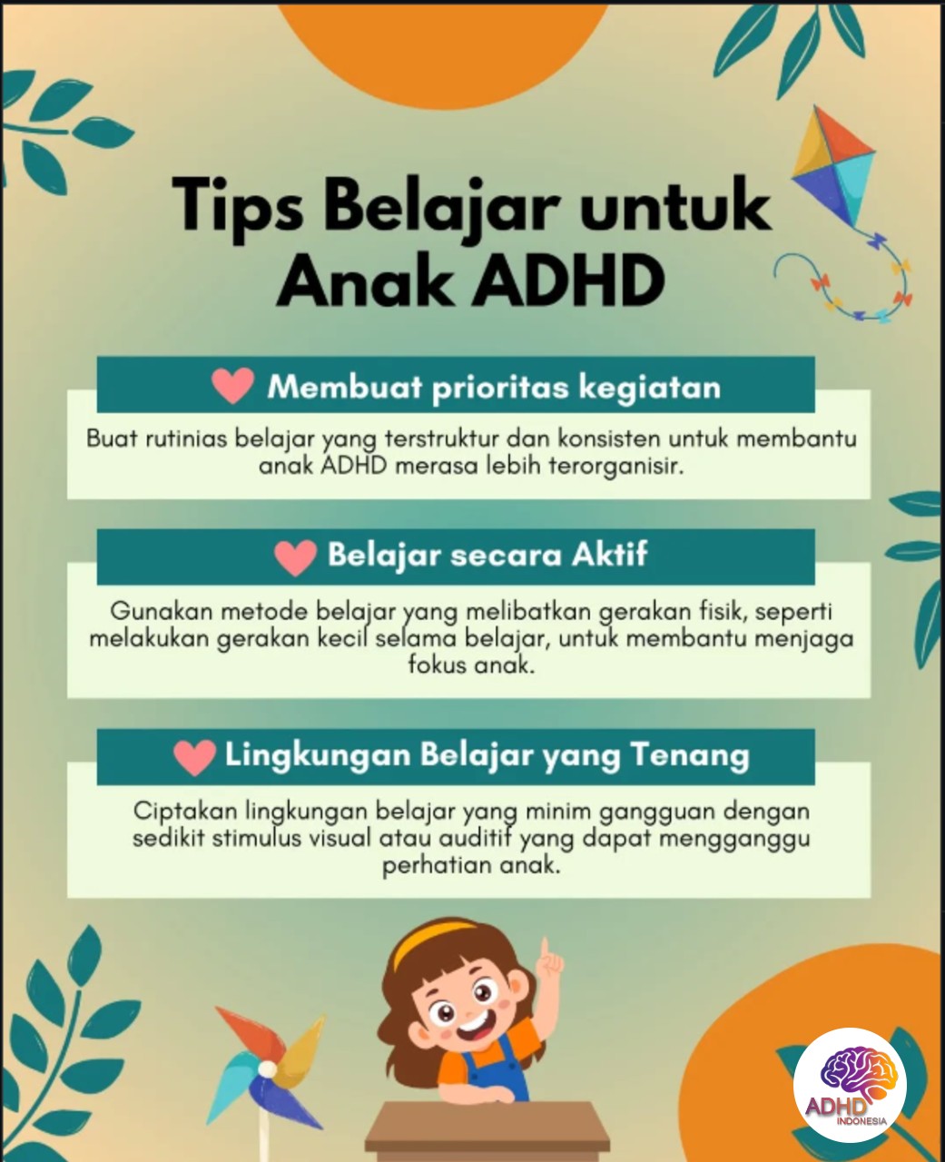 Strategi Belajar yang Cocok untuk Anak ADHD di Kabupaten Toli-Toli